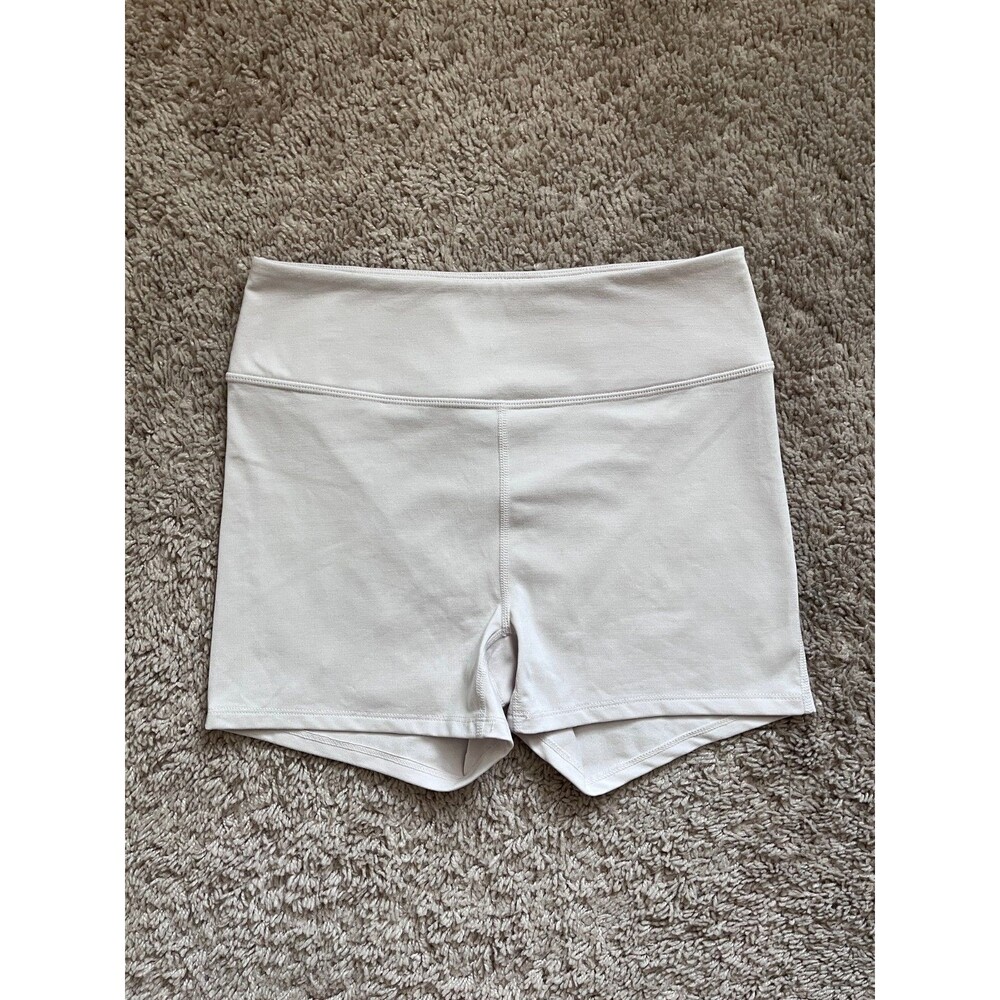 Free People FP MOVEMENT Biker Shorts in Eggshell Size SMALL